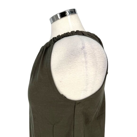 Anthem The Bianca Top Linen Blend Halter Style Tie Back Sage Green Size XS NWT - Picture 3 of 10